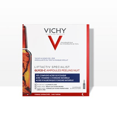 vichy vichy liftactiv glycoc night peel ampoule 2 ml 30's