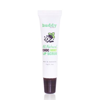 buddy scrub choc mint lip scrub 15g