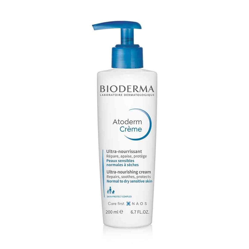 bioderma atoderm cream pump for normal to dry sensitive skin 200ml