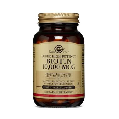 solgar biotin vegetable capsules