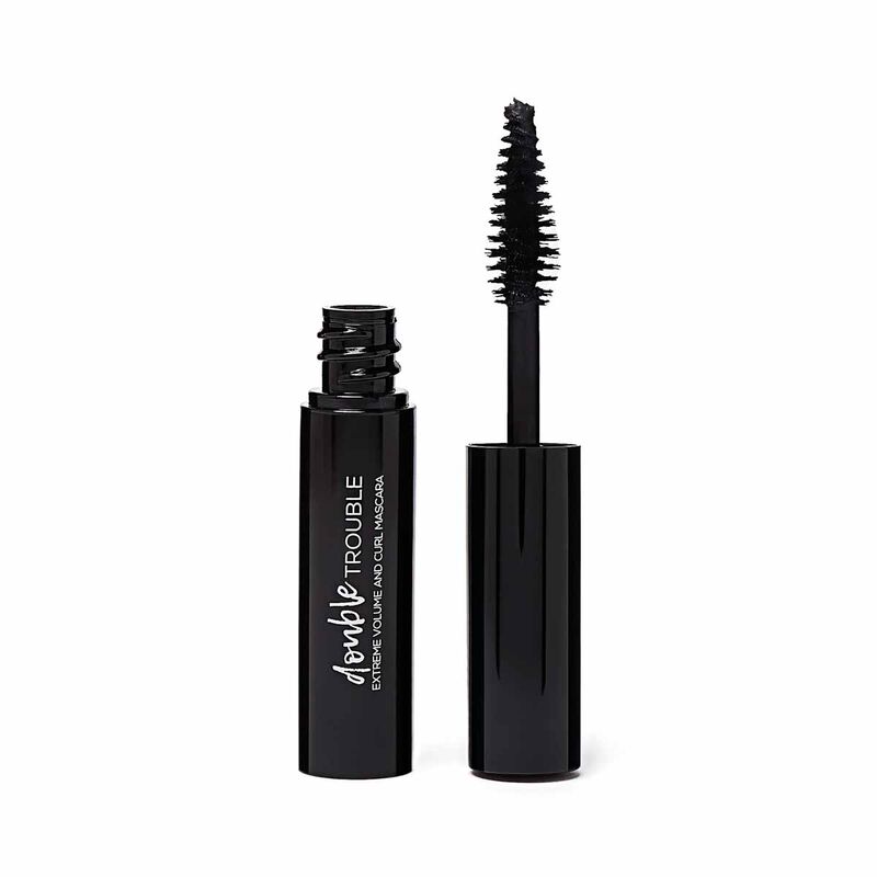 wow beauty mini double trouble  extreme volume and curl mascara