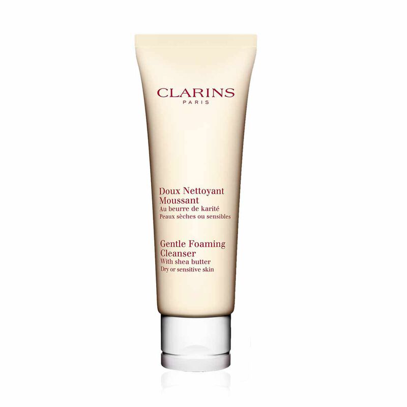 clarins gentle foaming cleanser with shea butter