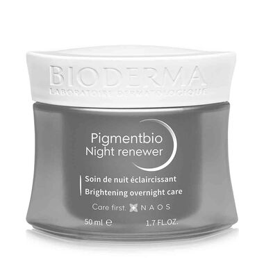 bioderma pigmentbio night renewer cream for hyperpigmented skin 50ml