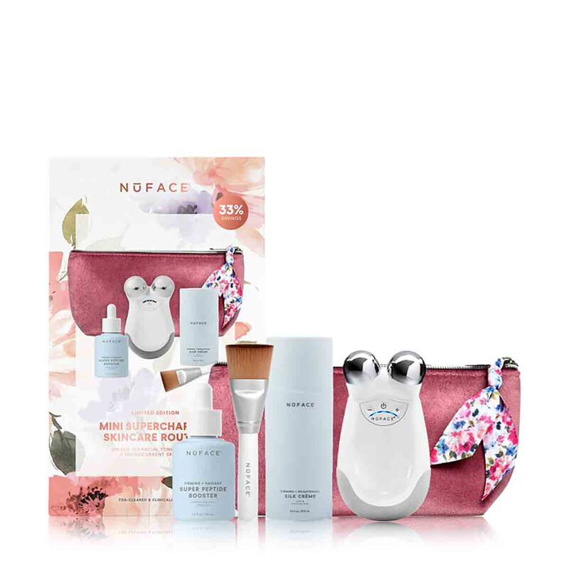 Mini Supercharged Skincare Routine nuface mini supercharged skincare routine