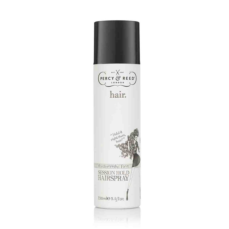 percy & reed reassuringly firm session hold hairspray 250ml