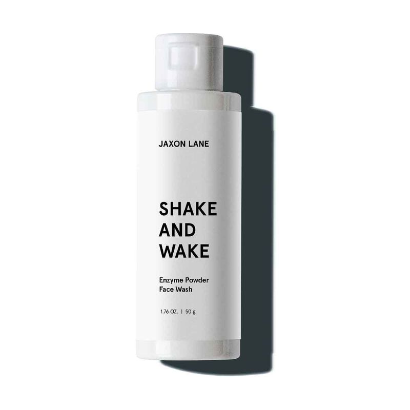 jaxon lane shake and wake enzyme powder facewash