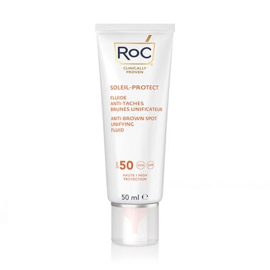 roc soleil protect anti brown spots unifying fluid spf 50 50ml