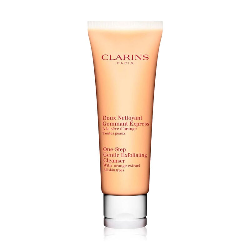 clarins one step gentle exfoliating cleanser with orange extract