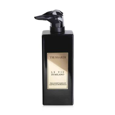 trussardi le vie di milano the courtyards of castello sforzesco eau de parfum intense 100ml