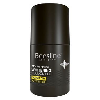 beesline whitening roll on deodorant (men) super dry  silver power active fresh