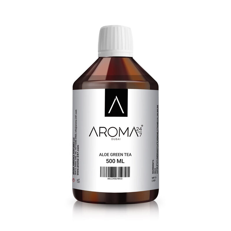 aroma 24/7 oil for scent diffusers aloe green tea