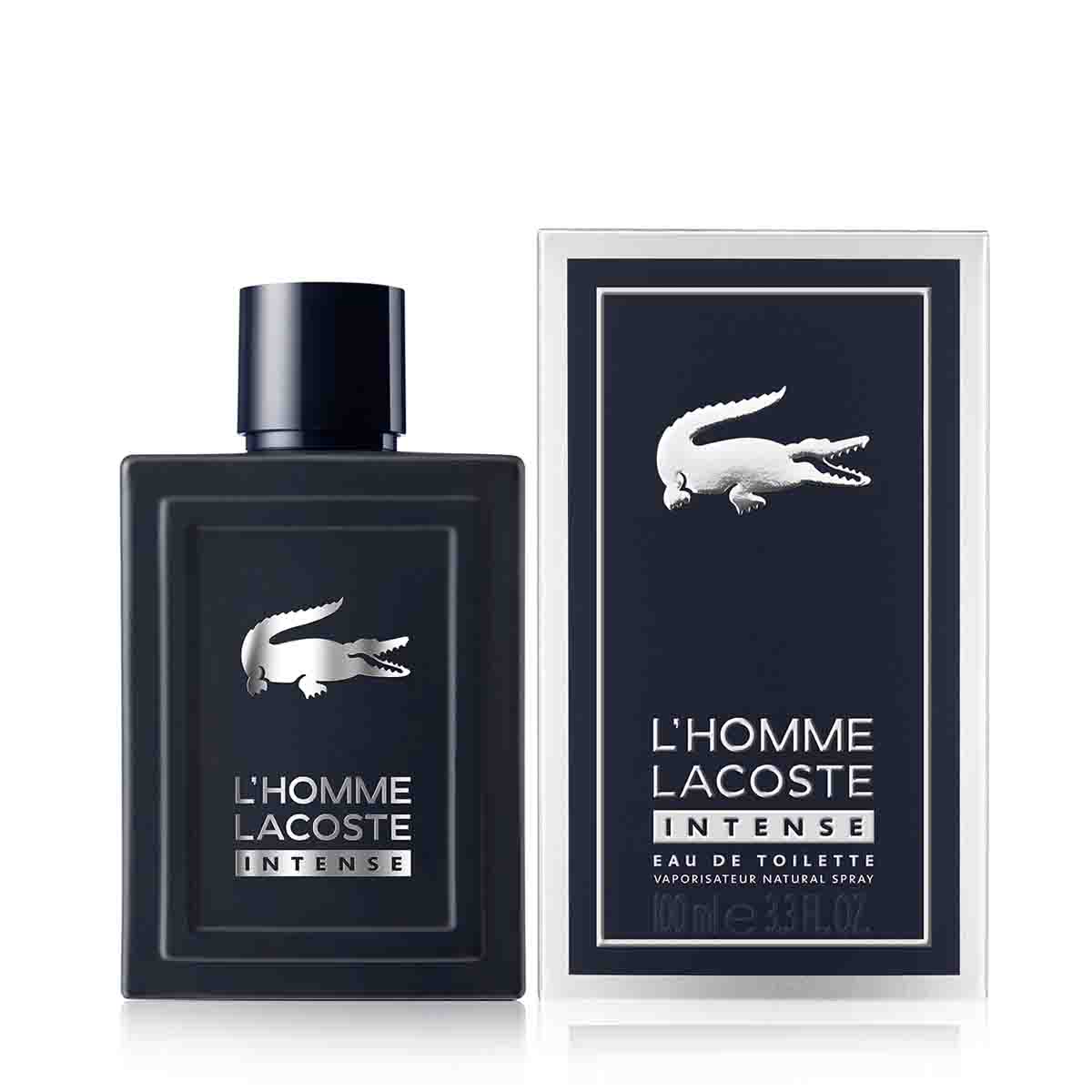 Shop L'Homme Intense Eau De Toilette by Lacoste Online • FACES KSA